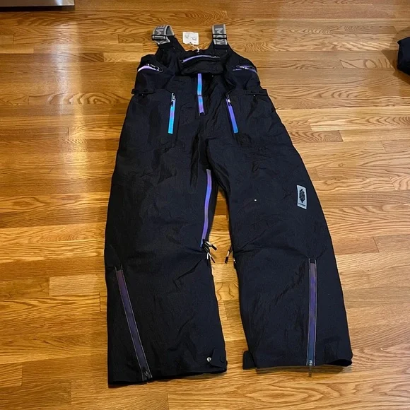 Free People On the Ascend Insulated Ski Bibs Size Medium NWT - Picture 7 of 15